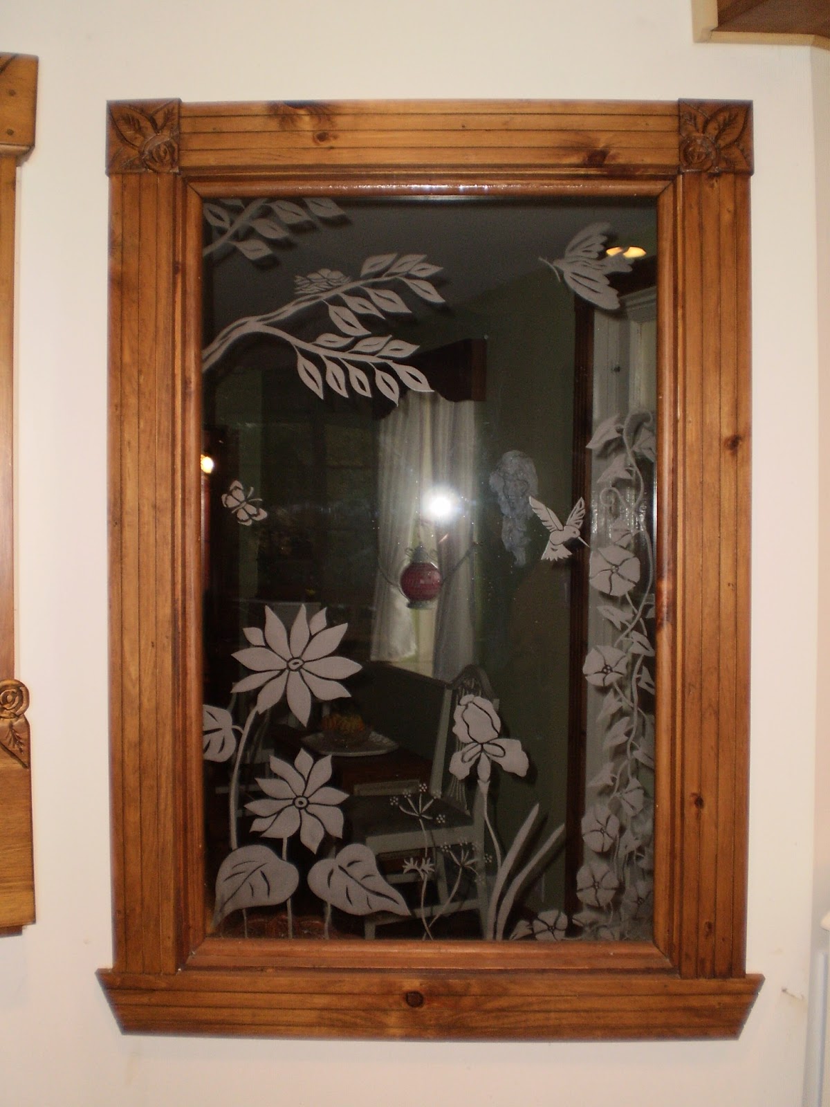woodwork mirror designs